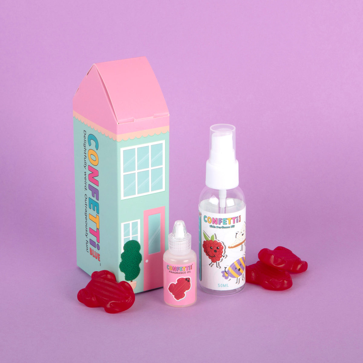 Confetti Blue Red Frog Fragrance Oil