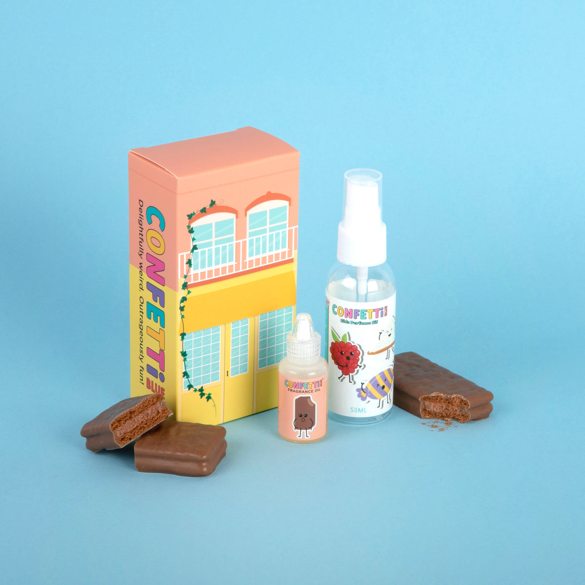 Confetti Blue Chocolate Biscuit Fragrance Oil